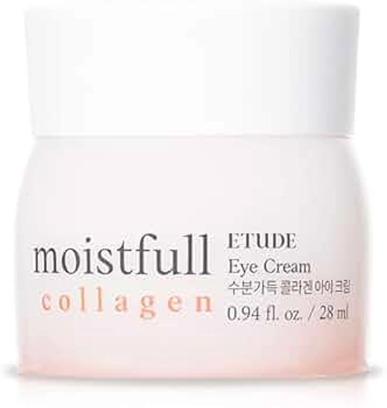 ETUDE Moistfull Collagen Eye Cream 28ml(0.94 fl.oz) (21AD) | Skin Care Facial Moisturizing Night Eye Cream | Hydrating Collagen Eye Cream | Korean Cosmetic