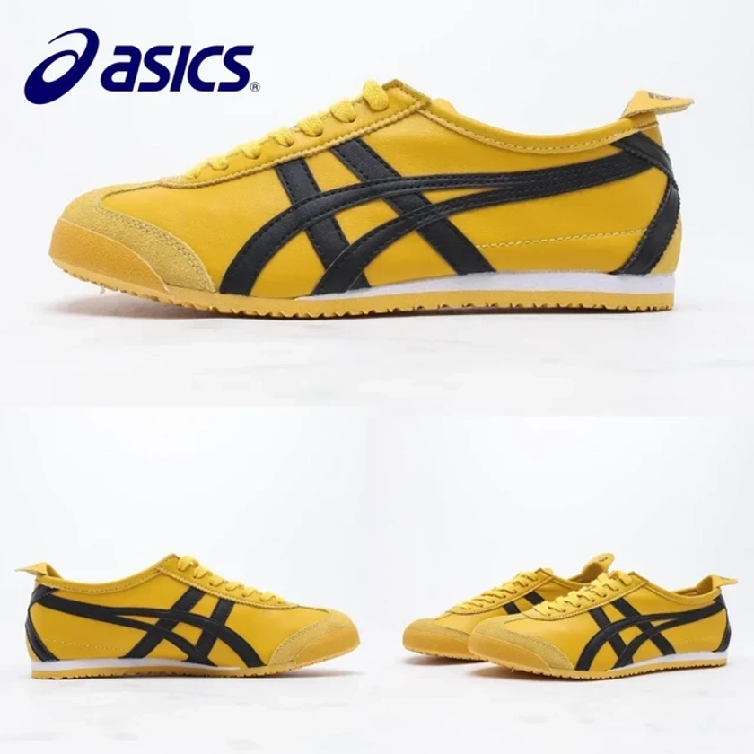 Classic Original Asics Onitsuka Tiger MEXICO 66 with shoelace Shoes Cushion Asics Women Men Sneaker Breathable Flat Shoes