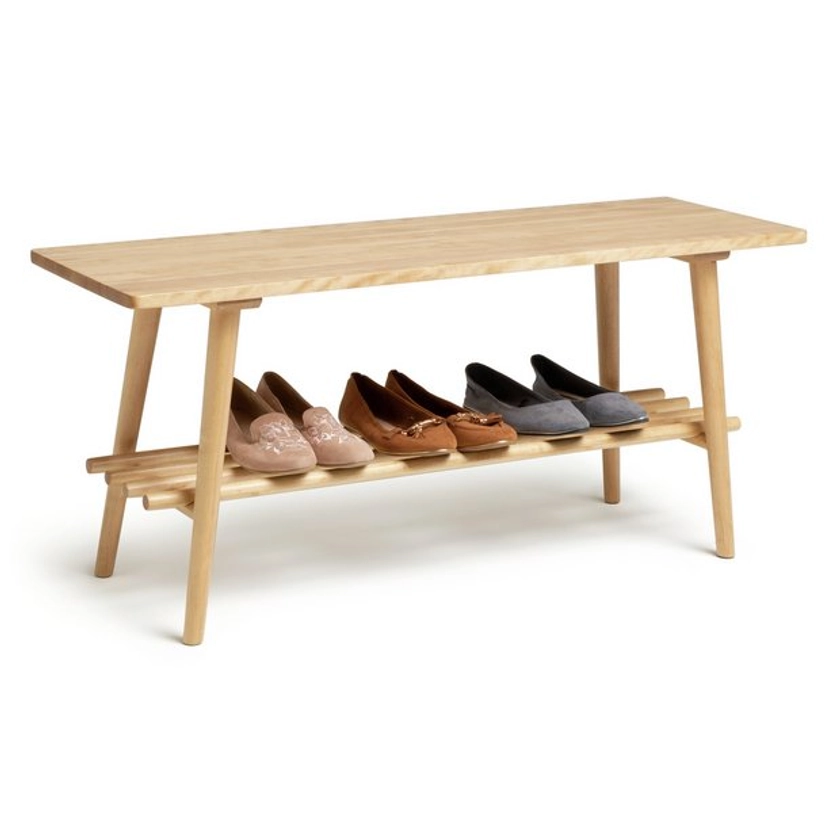 Buy Habitat Swen 1 Shelf Shoe Bench - Oak | Shoe storage | Argos