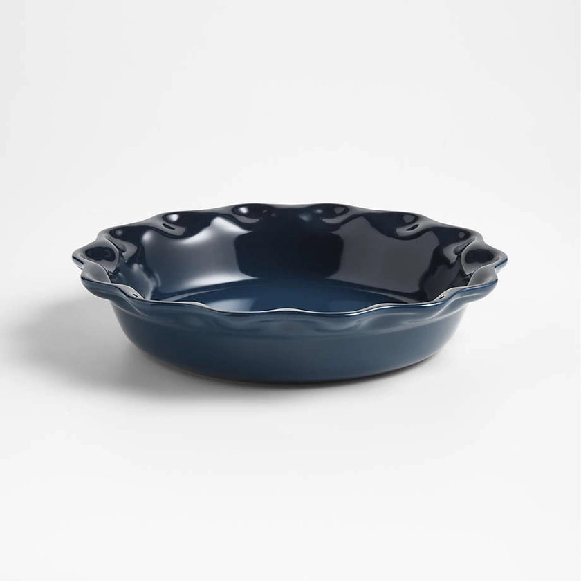 Le Creuset Heritage Nuit Pie Dish + Reviews | Crate & Barrel