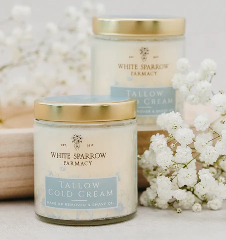 Tallow Cold Cream - Make Up Remover &amp; Shave oil
