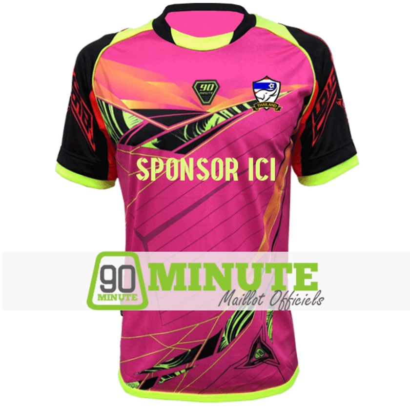 Maillot 90 Minute MM6 Rose | Maillots90Minute.com Thailande