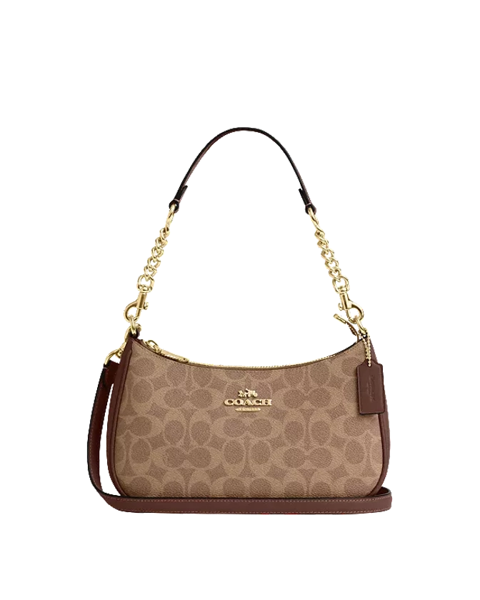 COACH® Outlet | Teri Shoulder Bag In Signature Canvas