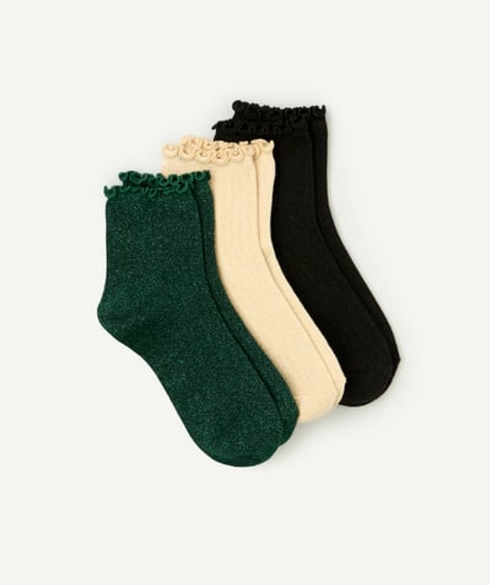 Lot de 3 paires de chaussettes à paillettes - june bug | TAO Kids by Tape à l'œil