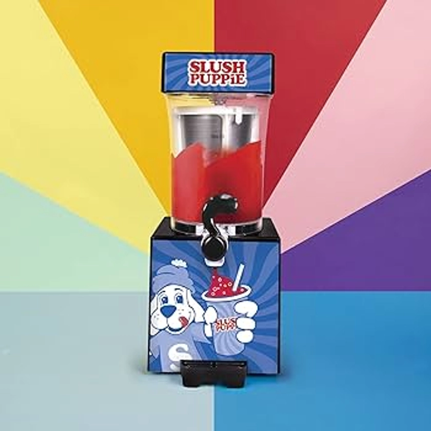 Official SLUSH PUPPiE Machine. Home Countertop Slush Puppy Maker. Makes up to 1 litre of Slushie. The Original & Iconic Slushy Maker. Officially Licensed SLUSH PUPPiE Merchandise.