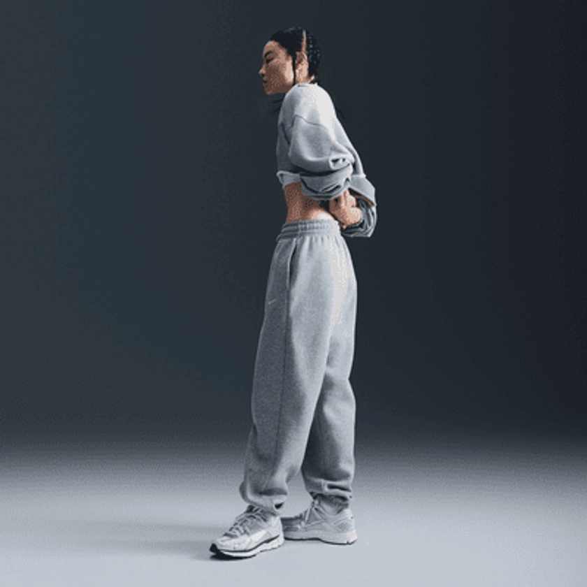 Pantalon de survêtement oversize à taille haute Nike Sportswear Phoenix Fleece pour Femme