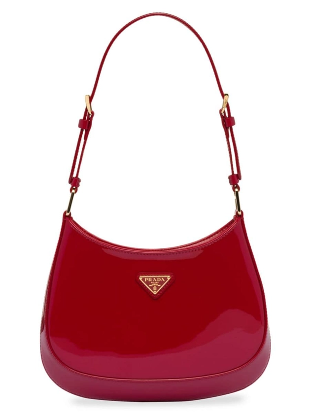 Prada Cleo Patent Leather Shoulder Bag