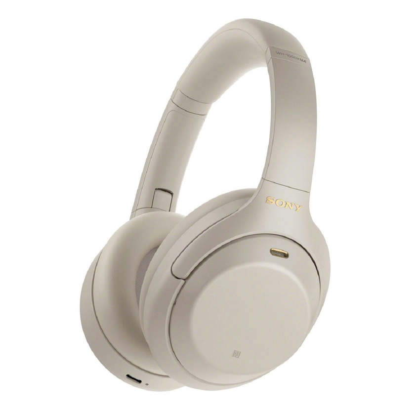 Sony WH-1000XM4 Wireless Noise-Canceling Over-Ear Bluetooth Headphones - Silver