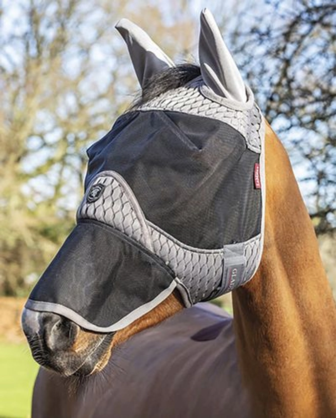 LeMieux® Gladiator Fly Mask with Nose | Dover Saddlery