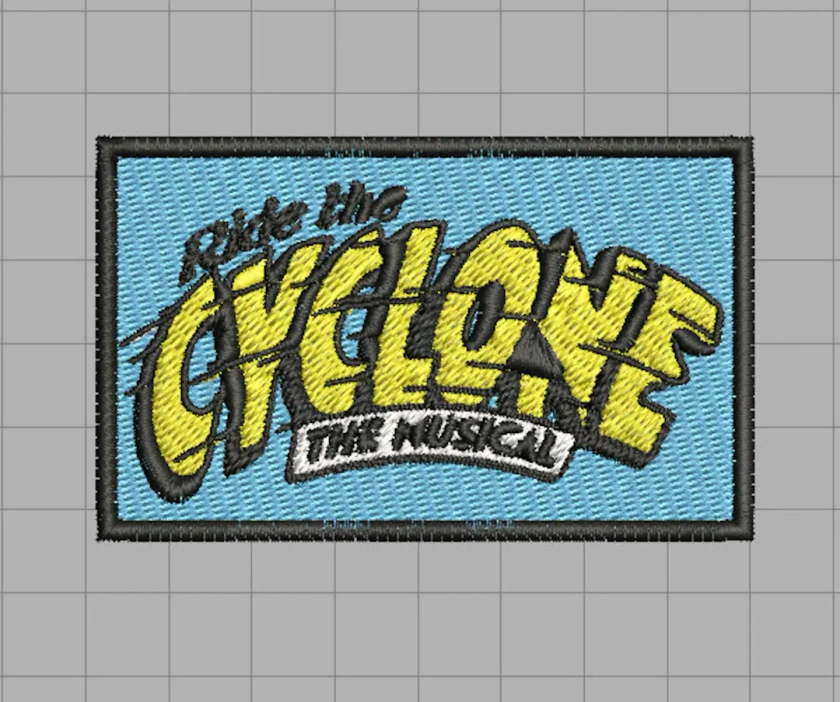 Ride the Cyclone Patch - Etsy