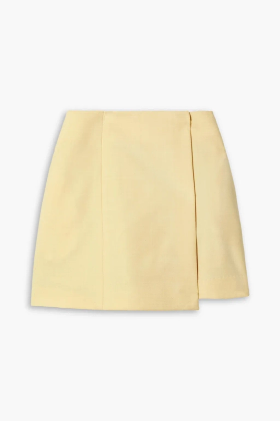 ANNA QUAN Harvey layered twill shorts | THE OUTNET