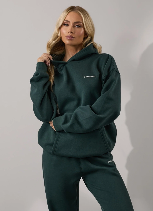 Gym King 365 Relaxed Fit Hood - Deep Forest Green