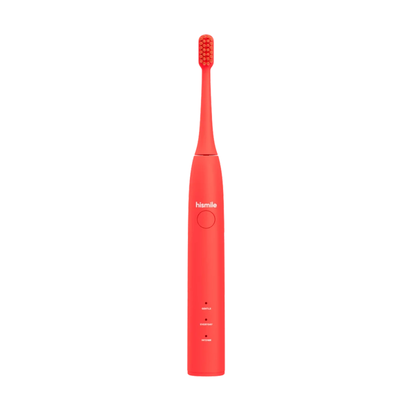 Bright Red Electric Toothbrush