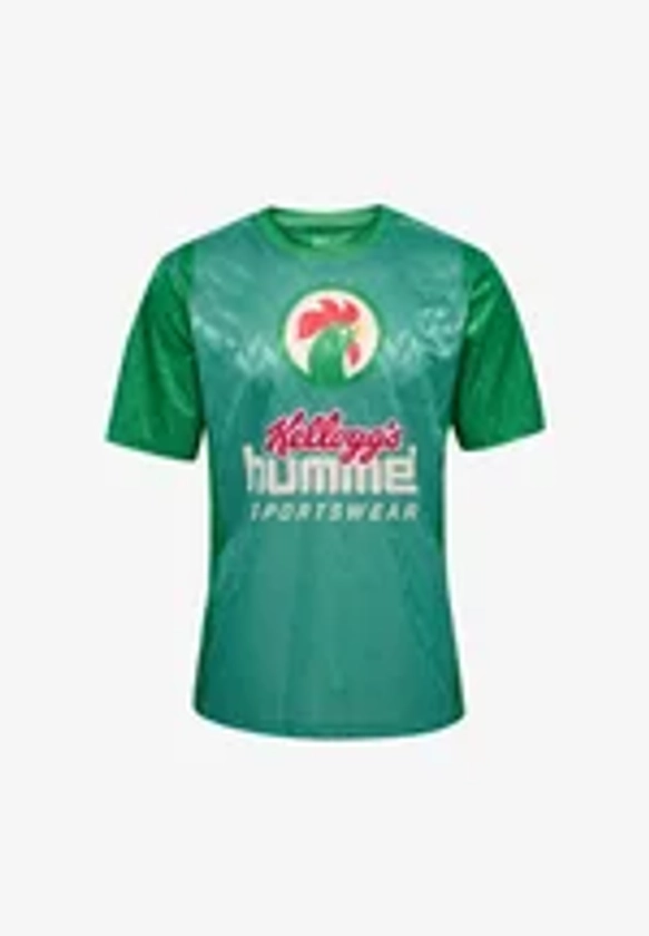 Hummel KELLOGG S - T-shirt imprimé - fern green/vert - ZALANDO.FR