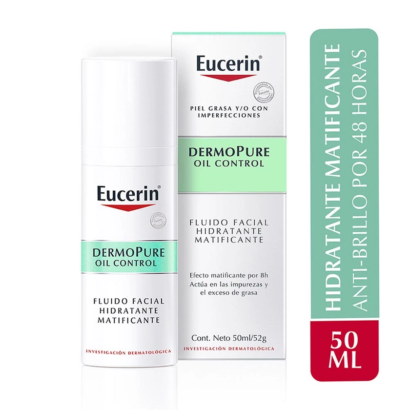 Gel Facial Matificante Eucerin DermoPure - Mifarma