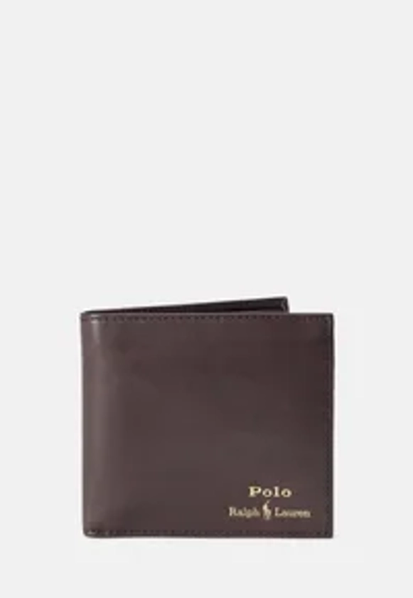 LEATHER BILLFOLD WALLET - Portefeuille - brown