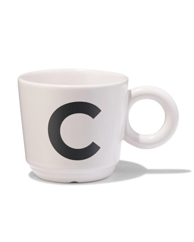 mug en faïence 280 ml lettre C - HEMA