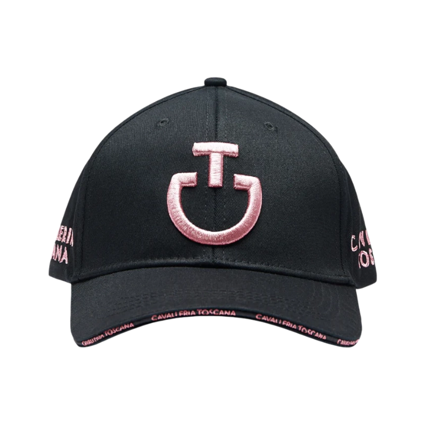 Cavalleria Toscana - Casquette unisexe CT Baseball noir et rose