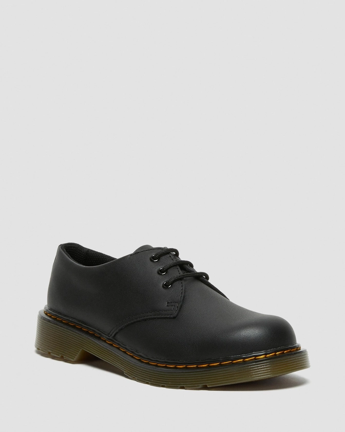 Youth 1461 Softy T Leather Shoes in Black | Dr. Martens
