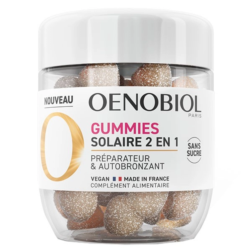 Oenobiol Solaire 2 en 1 60 gummies | Pas cher