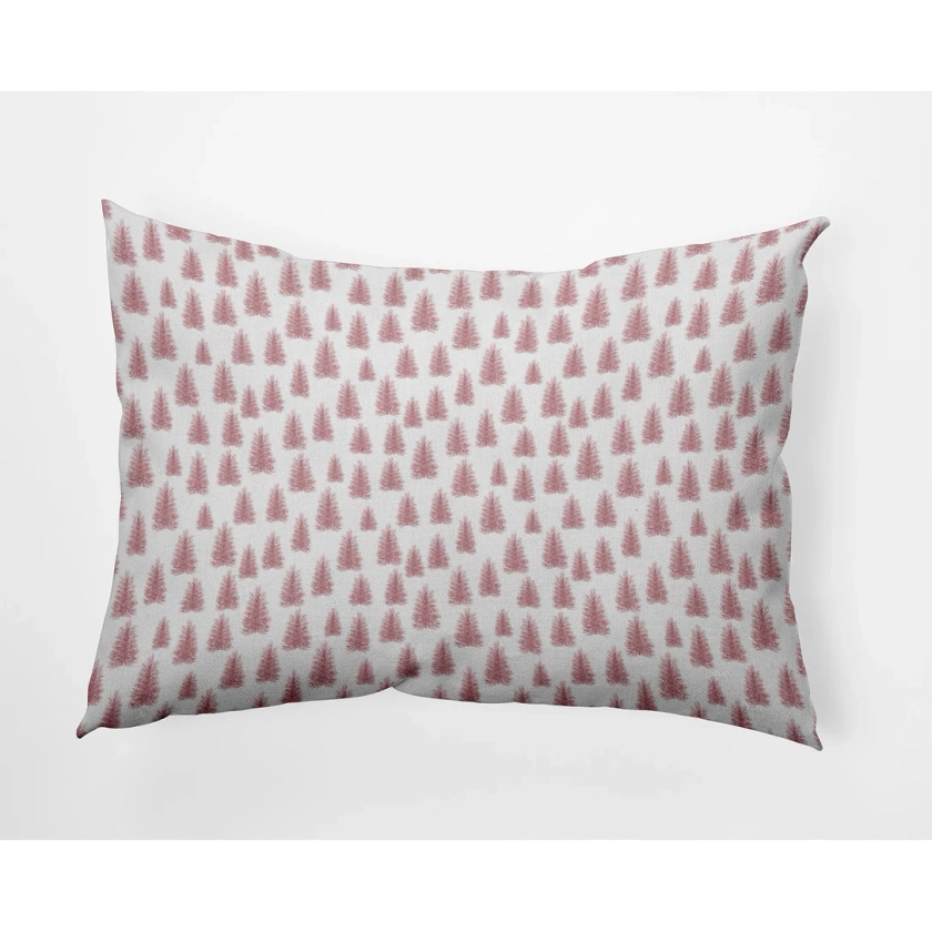 Christmas Trees Pattern Indoor/Outdoor Throw Pillow