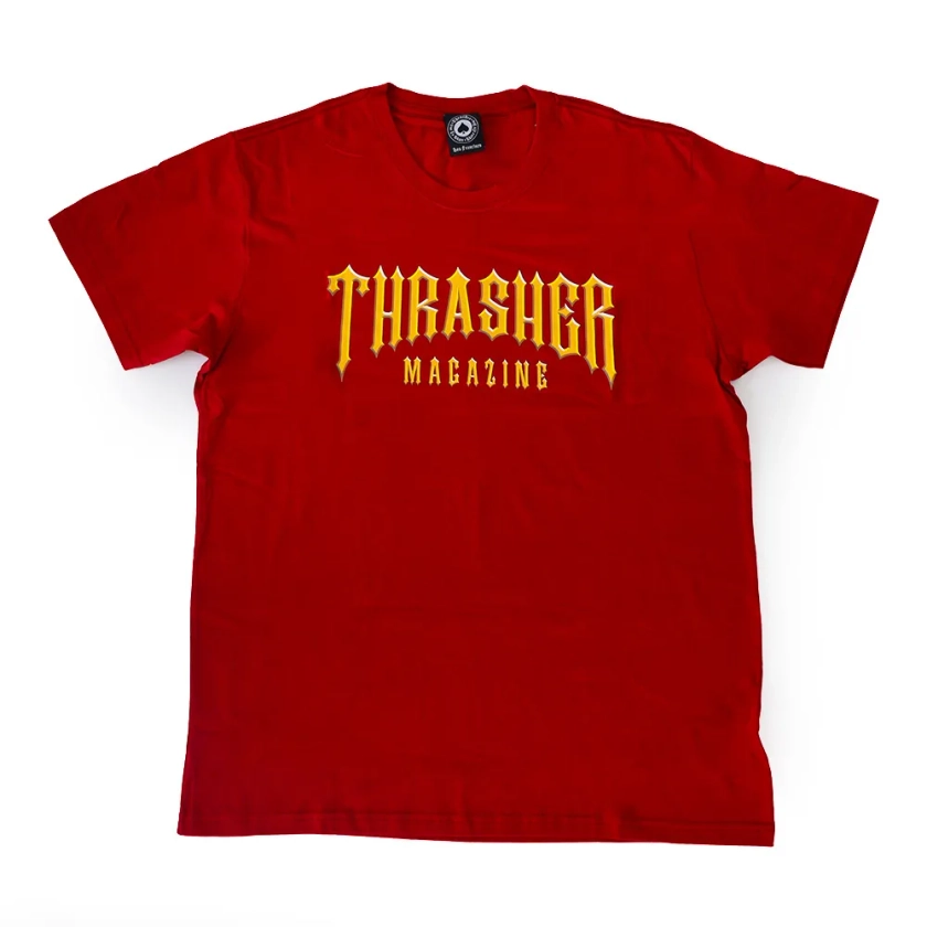 Camiseta Thrasher Magazine Low Low Logo - Bordô Steezy