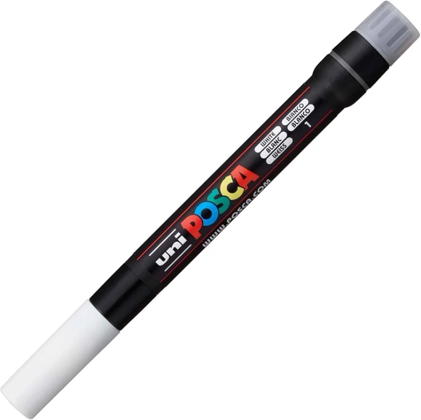 Uni-Ball Posca PCF-350 Marker 8mm Brush Tip - White