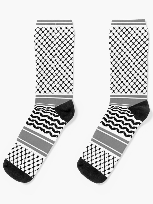 Palestinian Keffiyeh - كوفية  فلسطينية  | Socks