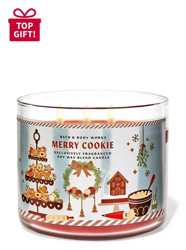 Merry Cookie 3-Wick Candle