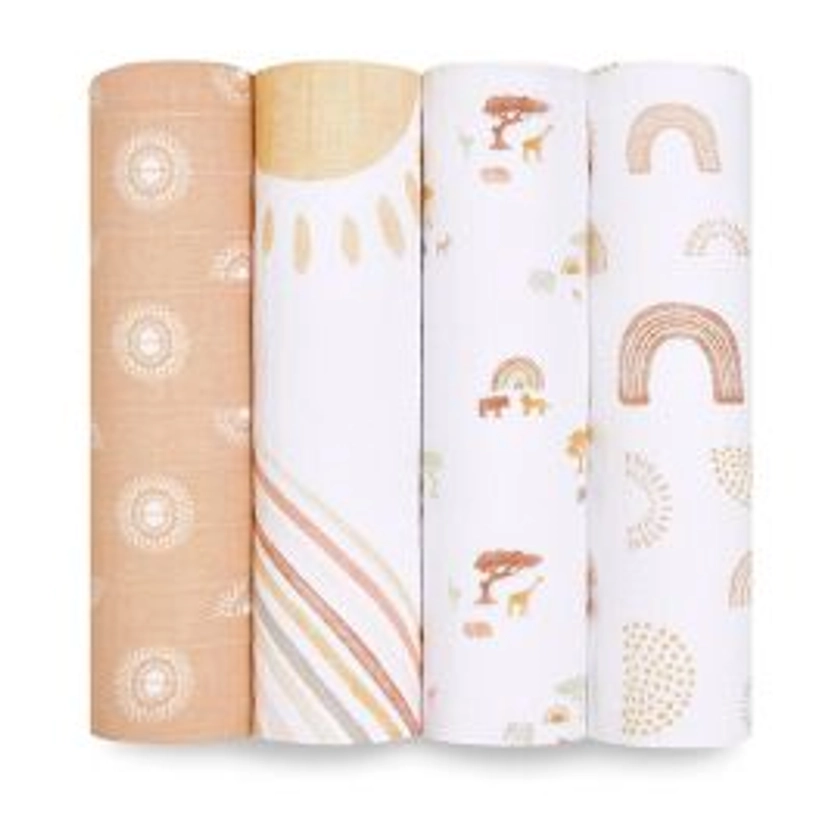 Mantas de muselina clásica keep rising 4-pack - aden+anais