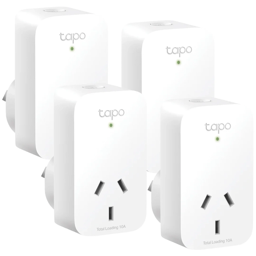 tp-link Tapo Mini Smart Wi-Fi Socket - 4 Pack P100-4 - Buy Online with Afterpay & ZipPay - Bing Lee