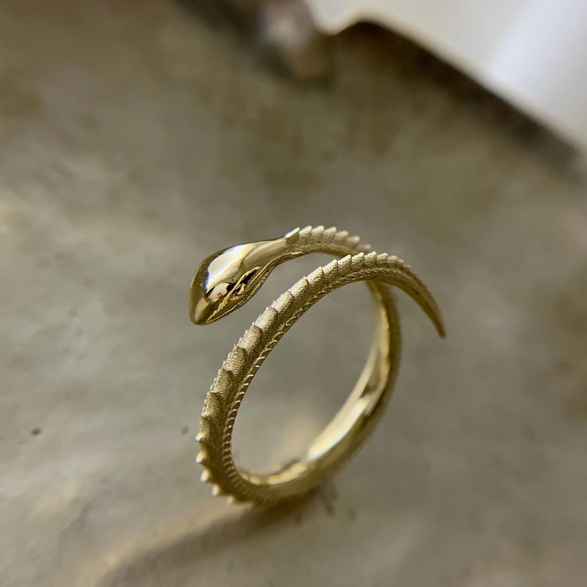 snake ring small — ROX Gems & Jewellery