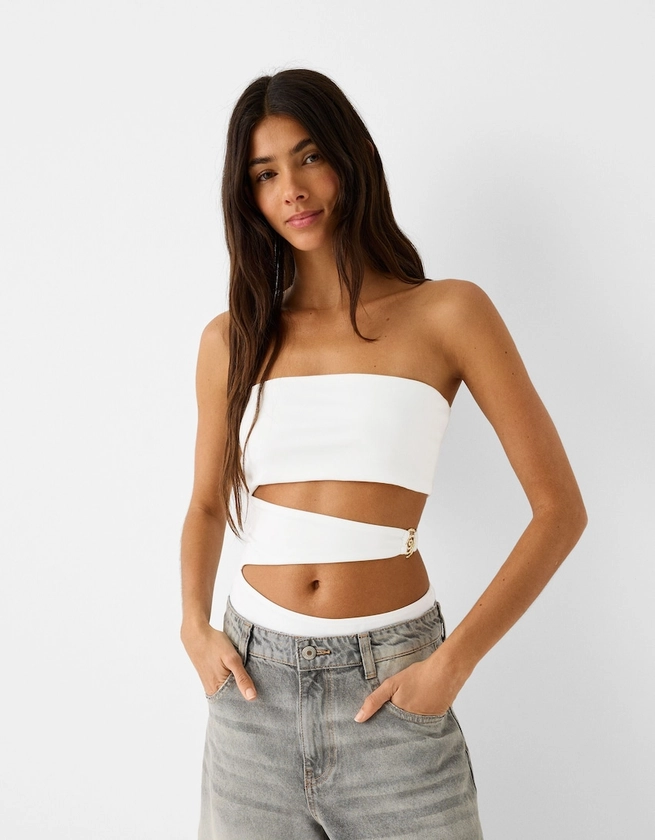 Body asymétrique cut out - Femme