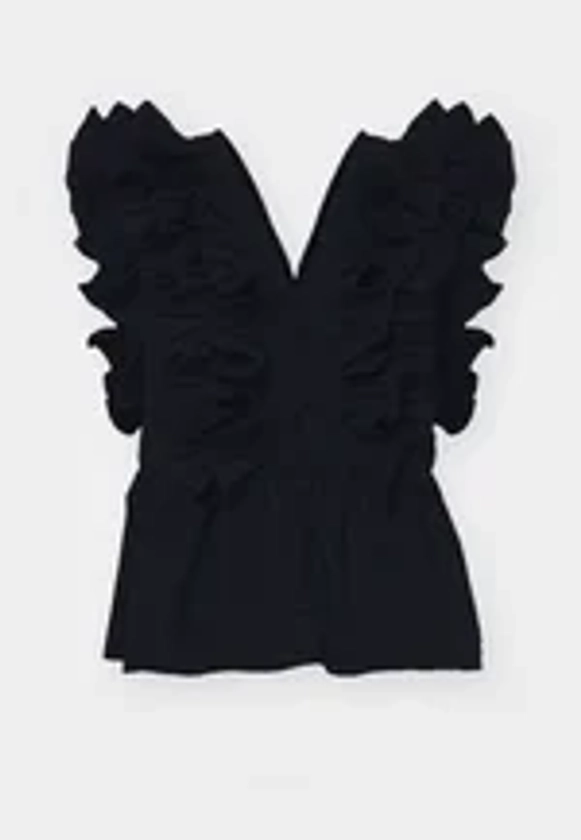 YASRUNA RUFFLE - Blouse - black