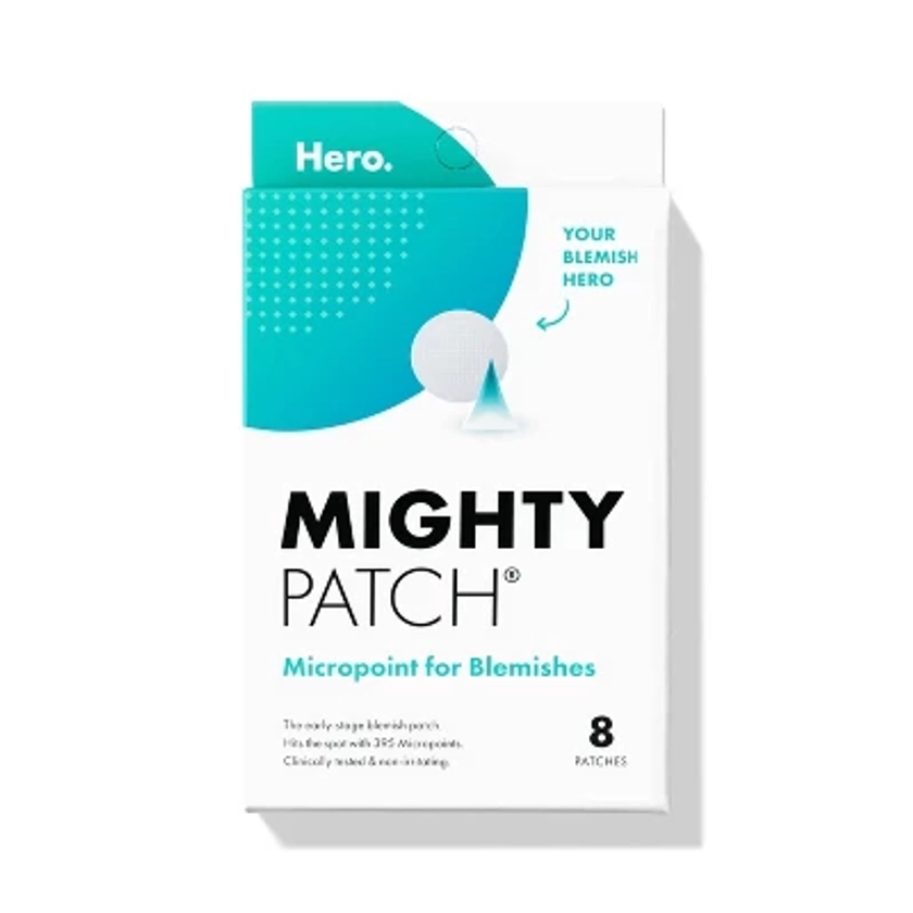 Hero Cosmetics Mighty Acne Pimple Patch Micropoint for Blemishes - 8ct