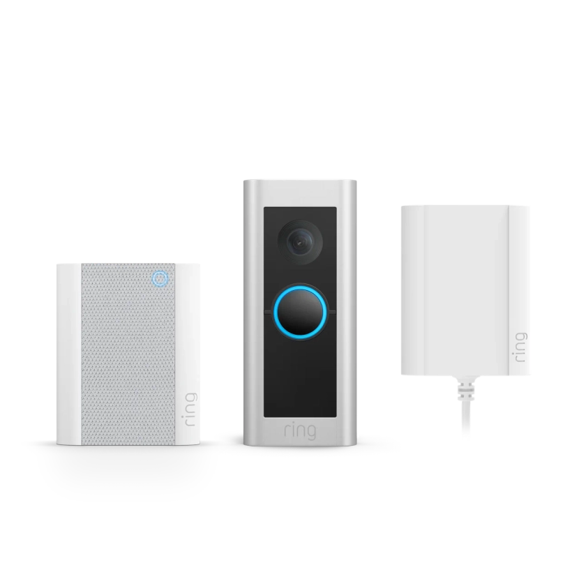Wired Video Doorbell Pro Plug-in with Chime (Formerly Video Doorbell Pro 2 with Plug-in Adapter + Chime)