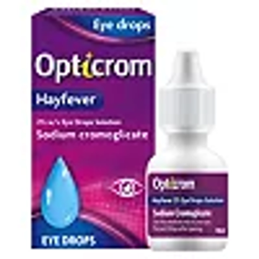 Opticrom Hayfever Eye Drops - 10ml - Boots