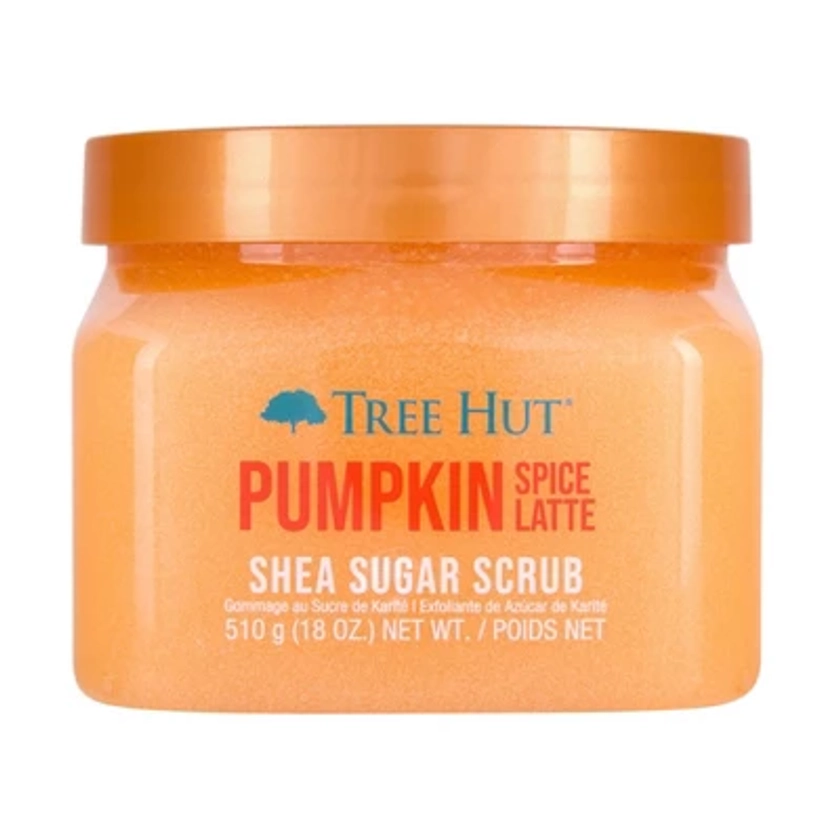 Tree Hut Pumpkin Spice Latte Shea Sugar, Clove, Vanilla & Cinnamon Body Scrub - 18oz