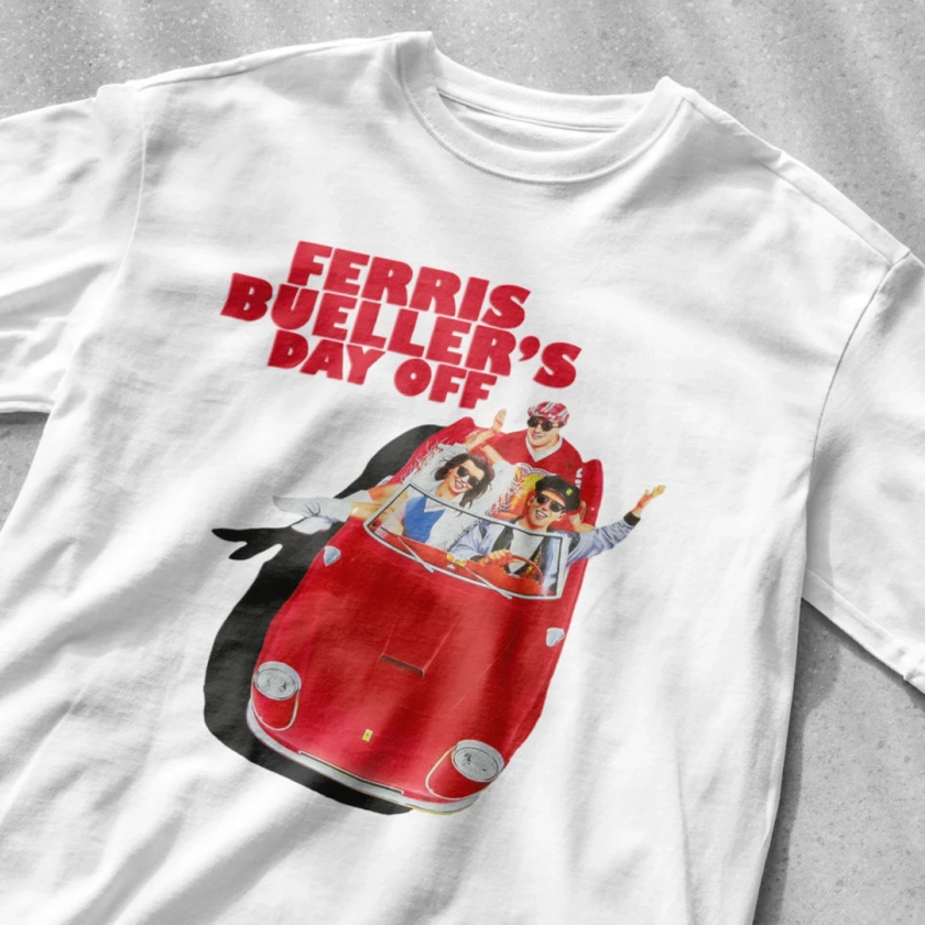 Ferris Bueller's Day Off Funny T-Shirt, Movie Shirt, Gift Shirt, Ferris Bueller Shirt Life moves pretty fast quote