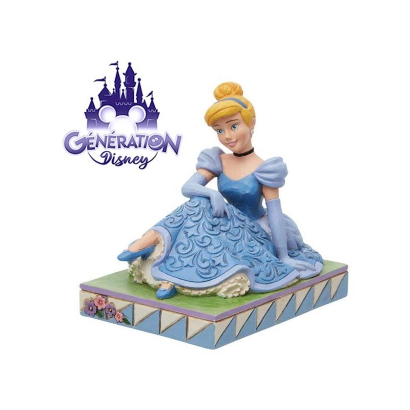 Figurine Cendrillon Princesse assise "Personality pose" by Jim Shore