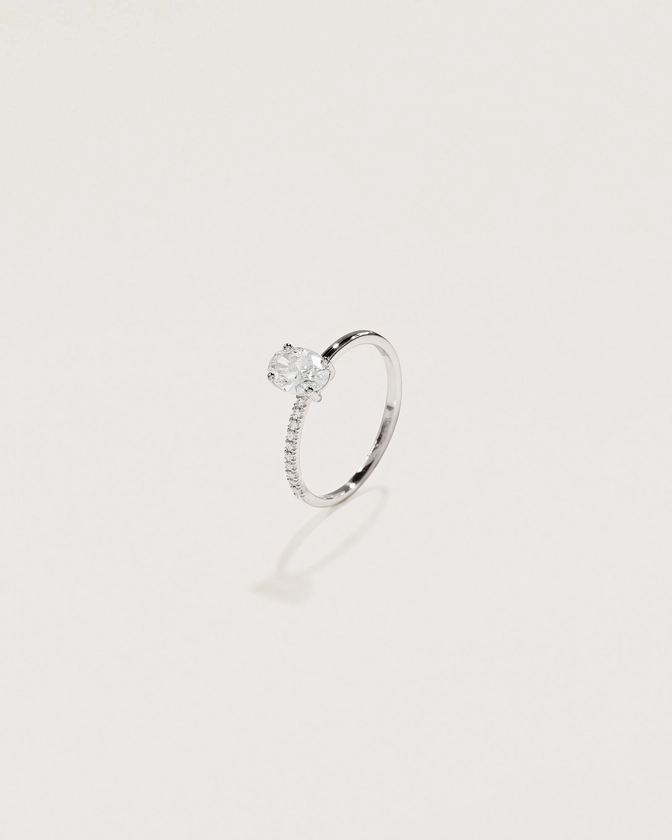 CECILE Cheeky Pavé 0.25ct to 3ct — Elliot & Ostrich · Gold Jewellery
