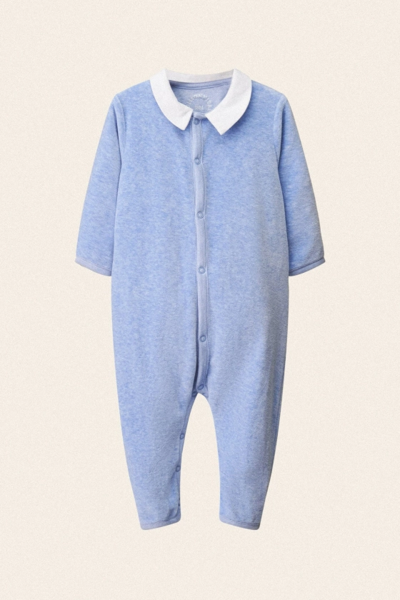 BB pyjamas collar BLUE