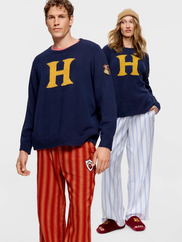 Harry Potter Knit Sweater Blue - Peter Alexander Online