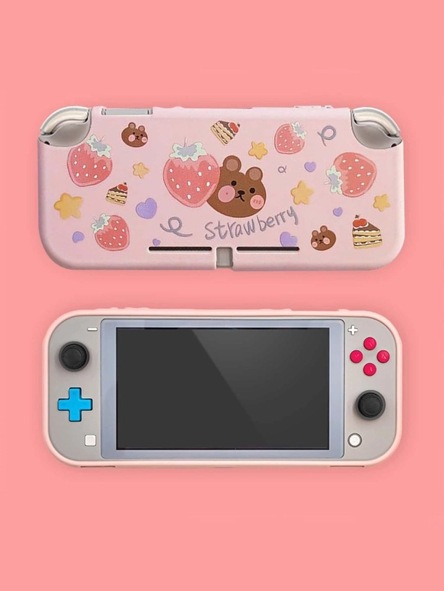 Cartoon Bear Pattern Case Compatible With Nintendo Switch Lite
