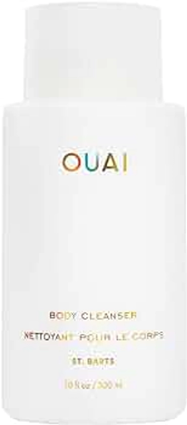 OUAI Body Cleanser, St. Barts - Foaming Body Wash with Jojoba Oil and Rosehip Oil to Hydrate, Nurture, Balance and Soften Skin - Paraben, Phthalate and Sulfate Free Skin Care Products - 10 Oz