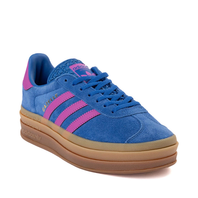 Womens adidas Gazelle Bold Athletic Shoe - Blue / Purple Burst / Gum
