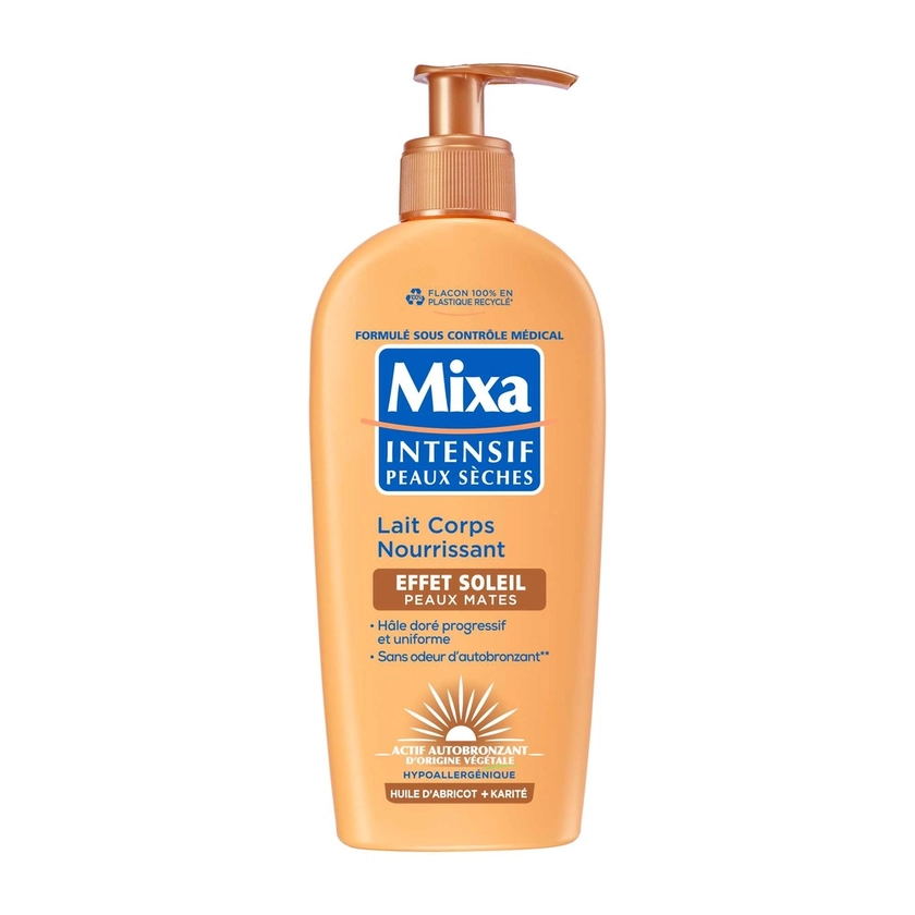 mixa | Mixa Intensif Peaux Sèches Lait corps autobronzant peaux mates - 250 ml