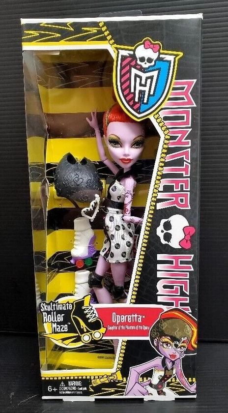 Monster High Skultimate Roller Maze Operetta Doll New