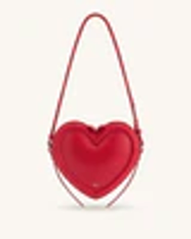 Arlene Heart Shaped Bag - Magenta