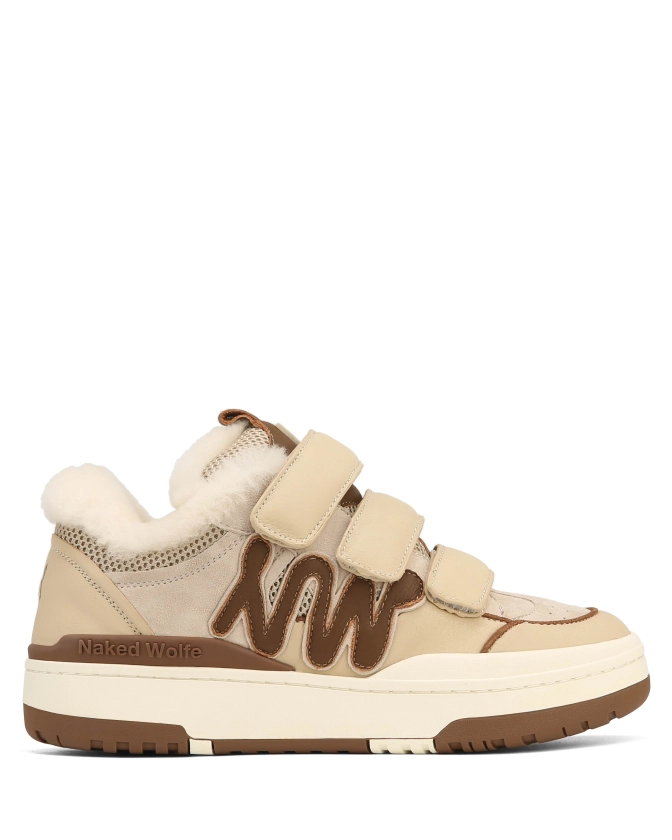 Atlanta Suede/Leather/Mesh Off White/Brown